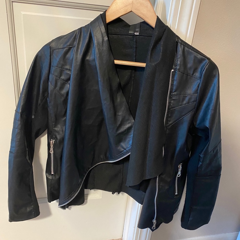 NEW! Boutique Light Leather Jacket